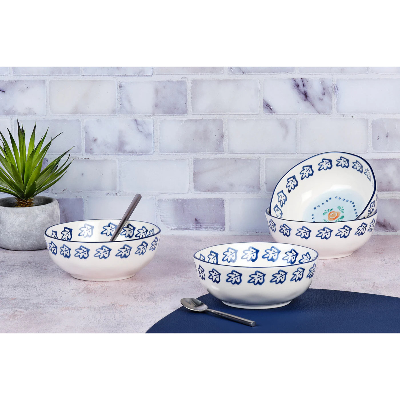 Bol NAPOLI Ø17,5cm - 4 pièces - Agrume