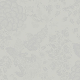 Serviette lin & coton anti tache motif jacquard Mille giverny opale