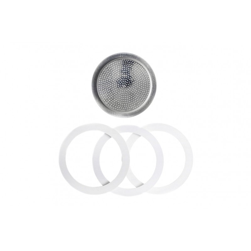 3 joints + 1 filtre Bialetti Moka Express - 2 tasses
