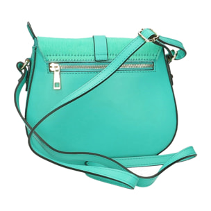 Borsa a tracolla da donna - Modello Monica - Vera pelle - 18.0 x 23.0 x 7.0 cm