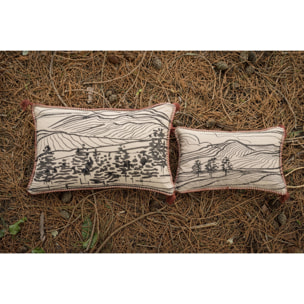 Coussin brodé Dusko