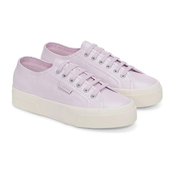 Zapatos de mujer Superga Mujer 2740 PLATFORM PEARL MATTE CANVAS