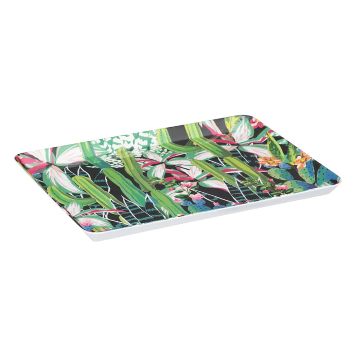 Plateau rectangle 30x22cm exotique