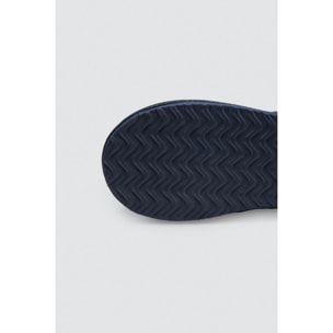 Stivali da casa con una combinazione di maglia e pelliccia