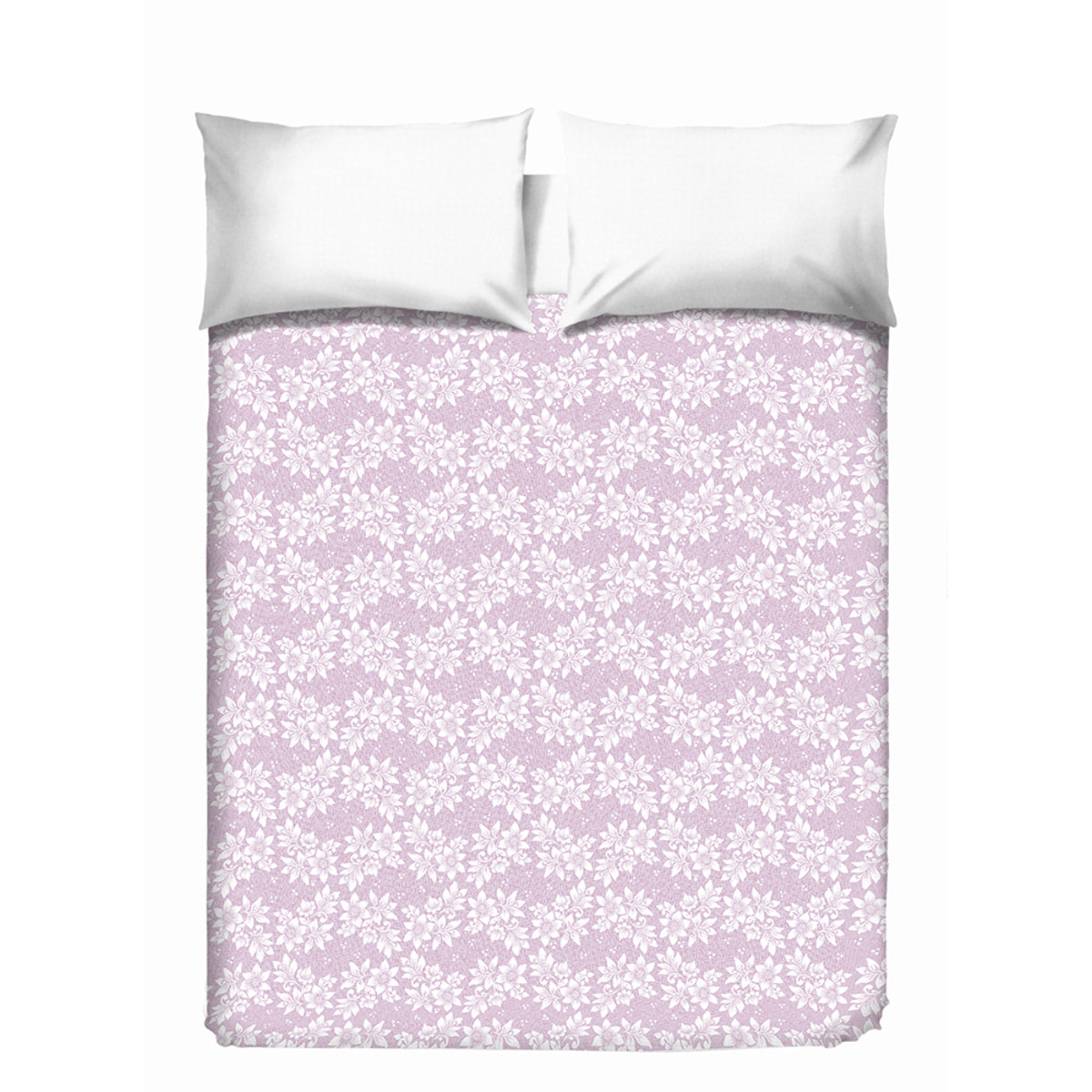 Copriletto di cotone Olivia rosa 100% cotone