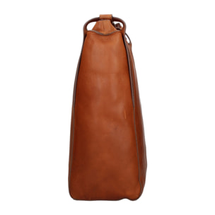 Borsa a tracolla da uomo - Modello False - Vera pelle - 37.0 x 36.0 x 14.0 cm