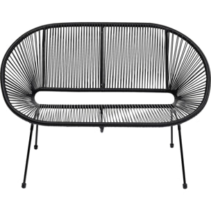 Ensemble de jardin Acapulco Tiki set de 3 noir Kare Design