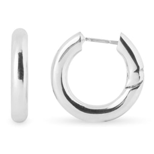 Pendientes Lux by Lux acabados en Rodio