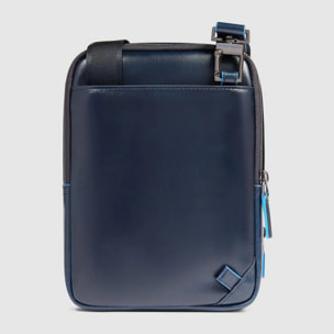 Piquadro Borsello in pelle porta iPad®mini con tasca per AirPods® e protezione RFID