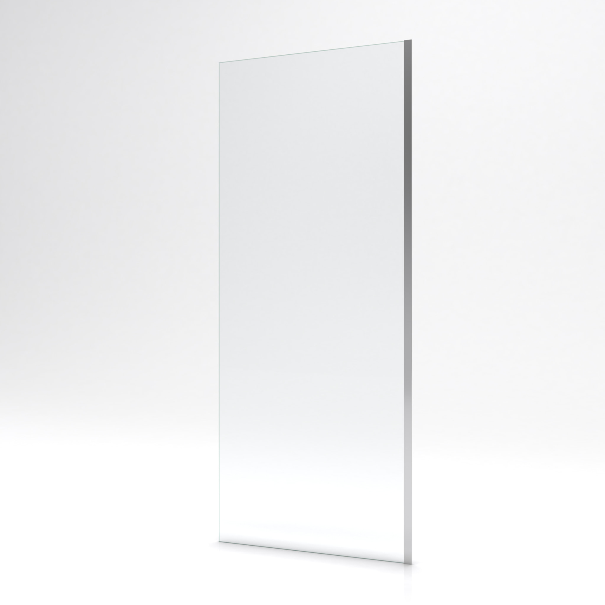 Paroi de Douche 80x200cm - Verre Trempé Transparent 8mm - Profilé Chrome - FREEDOM 2 CHROMED