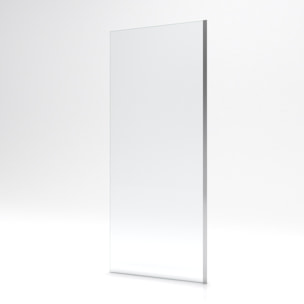 Paroi de Douche 80x200cm - Verre Trempé Transparent 8mm - Profilé Chrome - FREEDOM 2 CHROMED