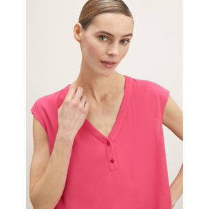 Motivi - Blusa fluida senza maniche - Fucsia