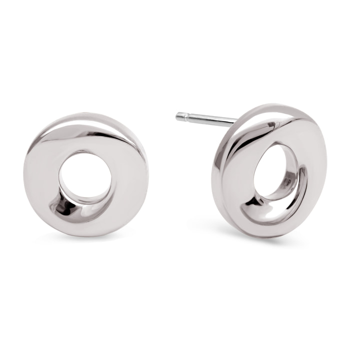 Orecchino Órbita in Acciaio