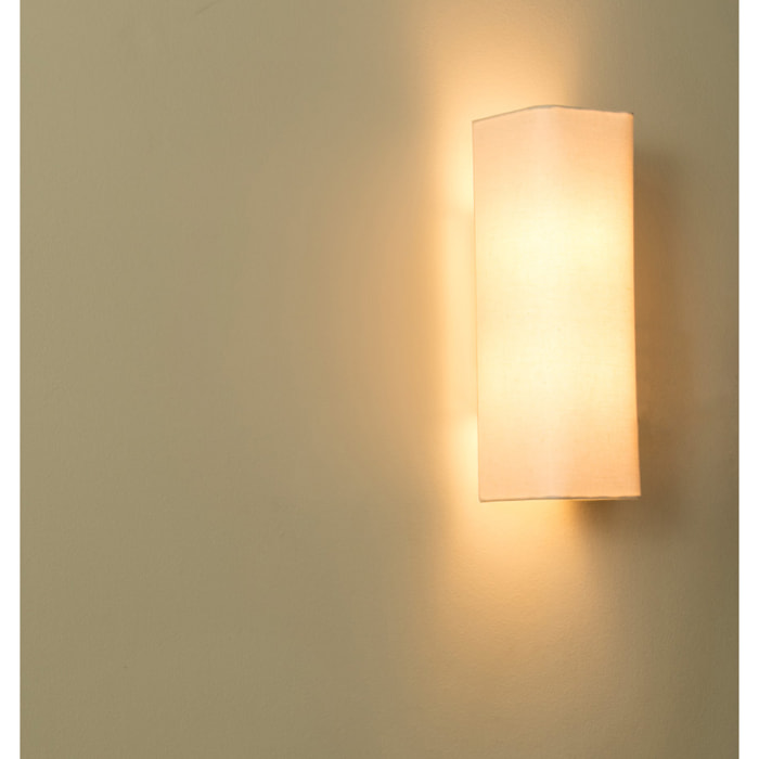 COTTON RCT Lampe applique beige horizontal 2L