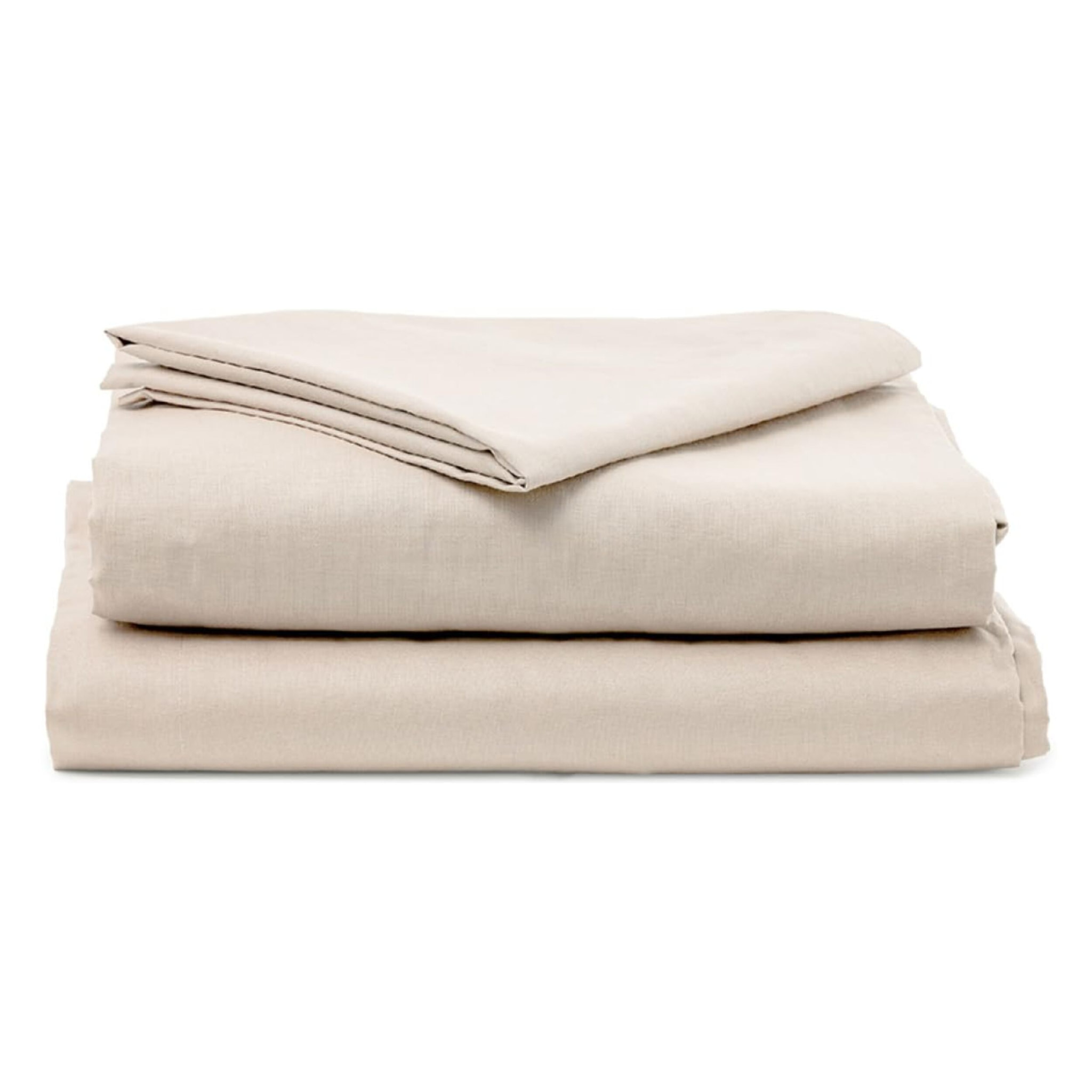 Completo lenzuola in cotone - Beige