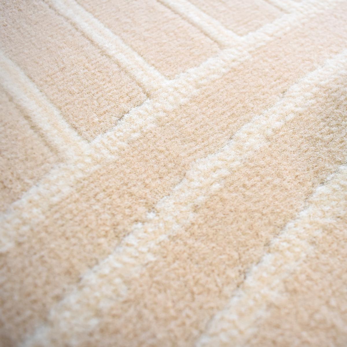 Tapis salon et chambre tissé motif arc-en-ciel SUDU