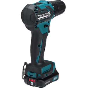 Taladro atornillador 12 V CXT Li-Ion 4 Ah Ø 10 mm MAKITA - 2 baterías, cargador, caja - DF332DSMJ