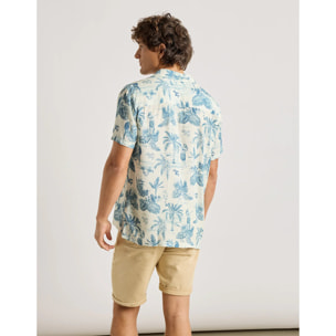 Camisa Manga Corta Azul - Papan