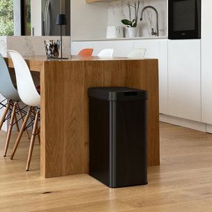 Poubelle automatique inox SILVERLAKE noir 60L