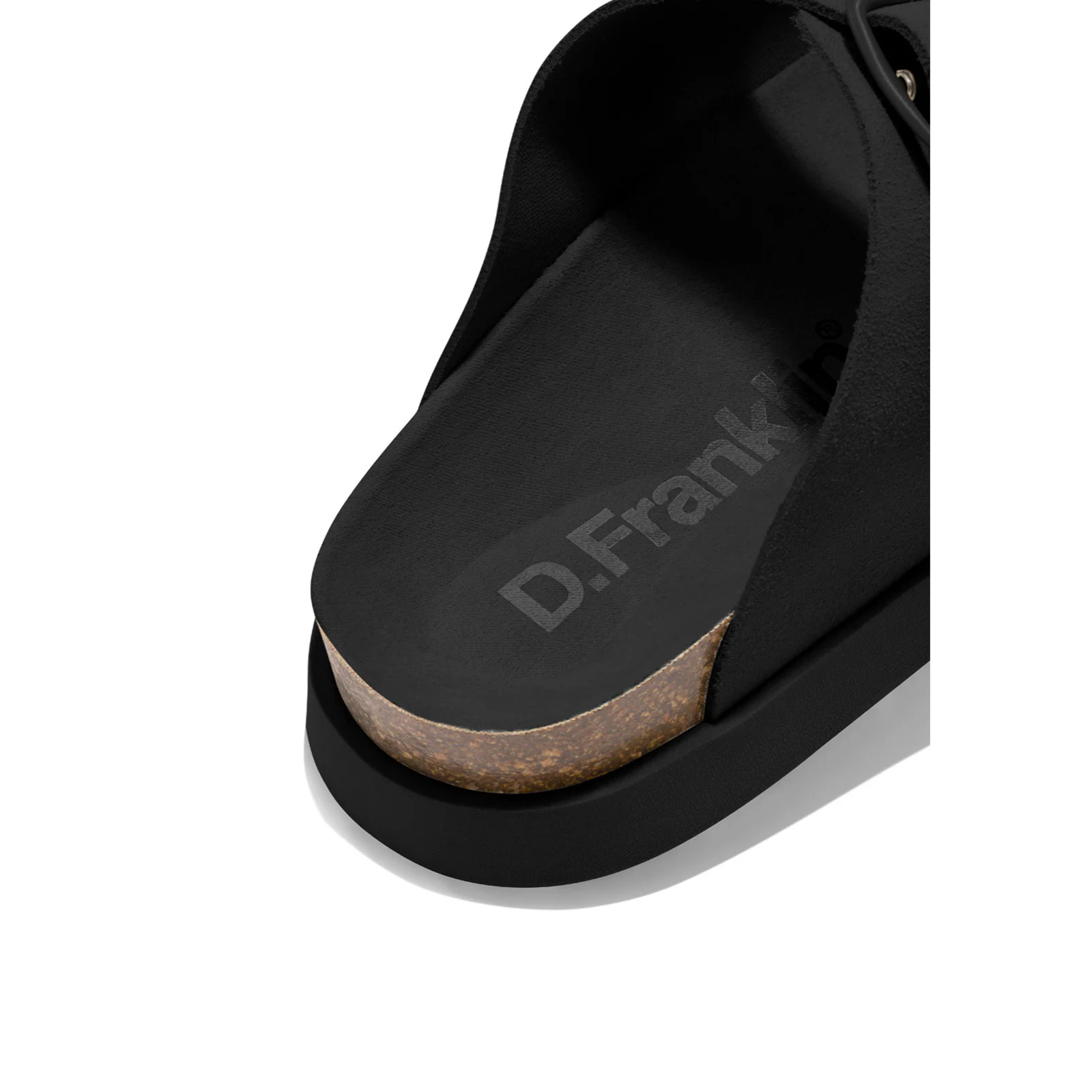 Sandalias Vibe Unisex Cierre Hebilla Color Negro