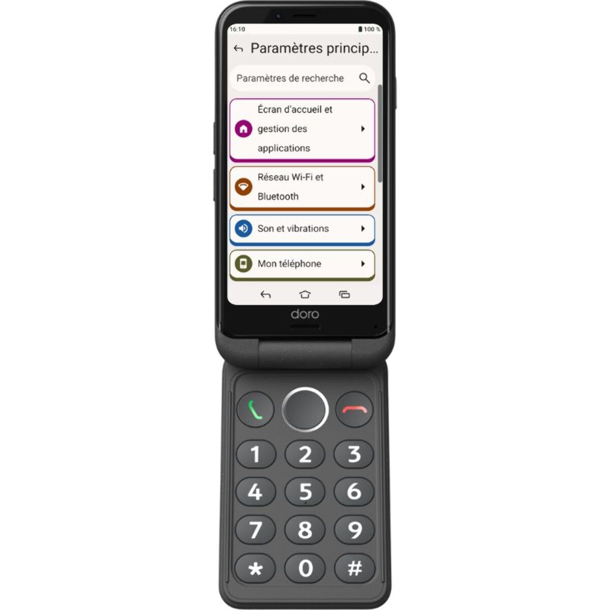 Smartphone DORO Aurora A20 4G + Station charge sans fil