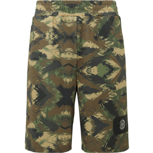 PLEIN SPORT Pantalones cortos deportivos CAMOUFLAGE
