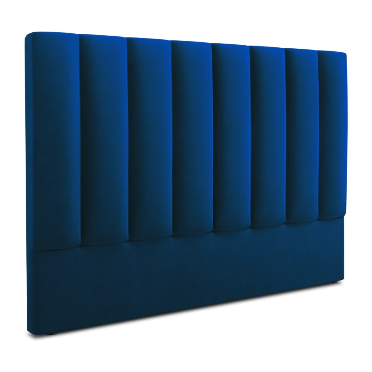 Tête de lit "Camargue" 180x120cm en velours bleu roi