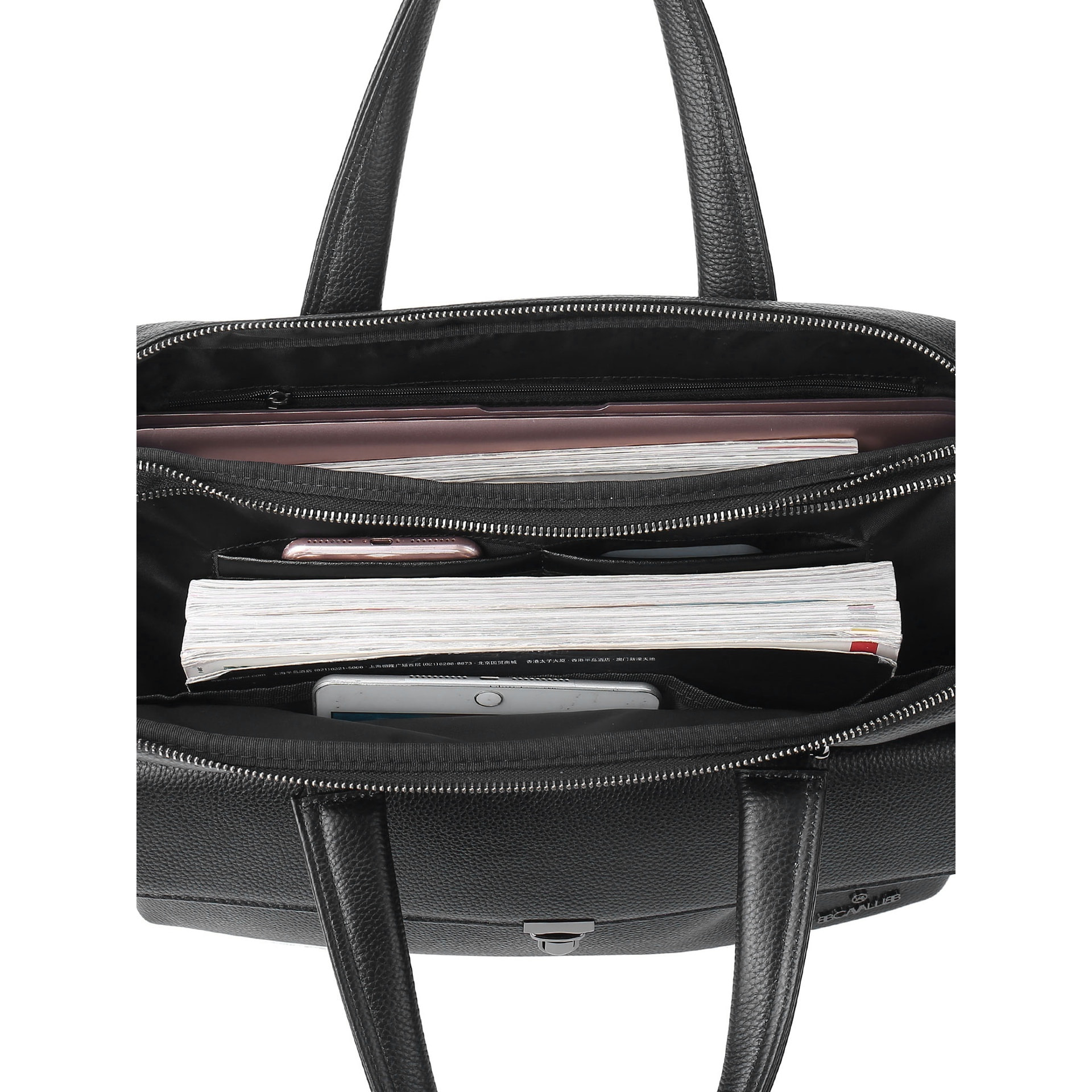 Borsa a mano da uomo - Modello Emerson - 100% pelle - 40.0 x 30.0 x 12.0 cm