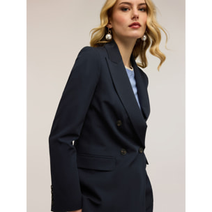 Motivi - Chaqueta estructurada de doble botonadura - Azul
