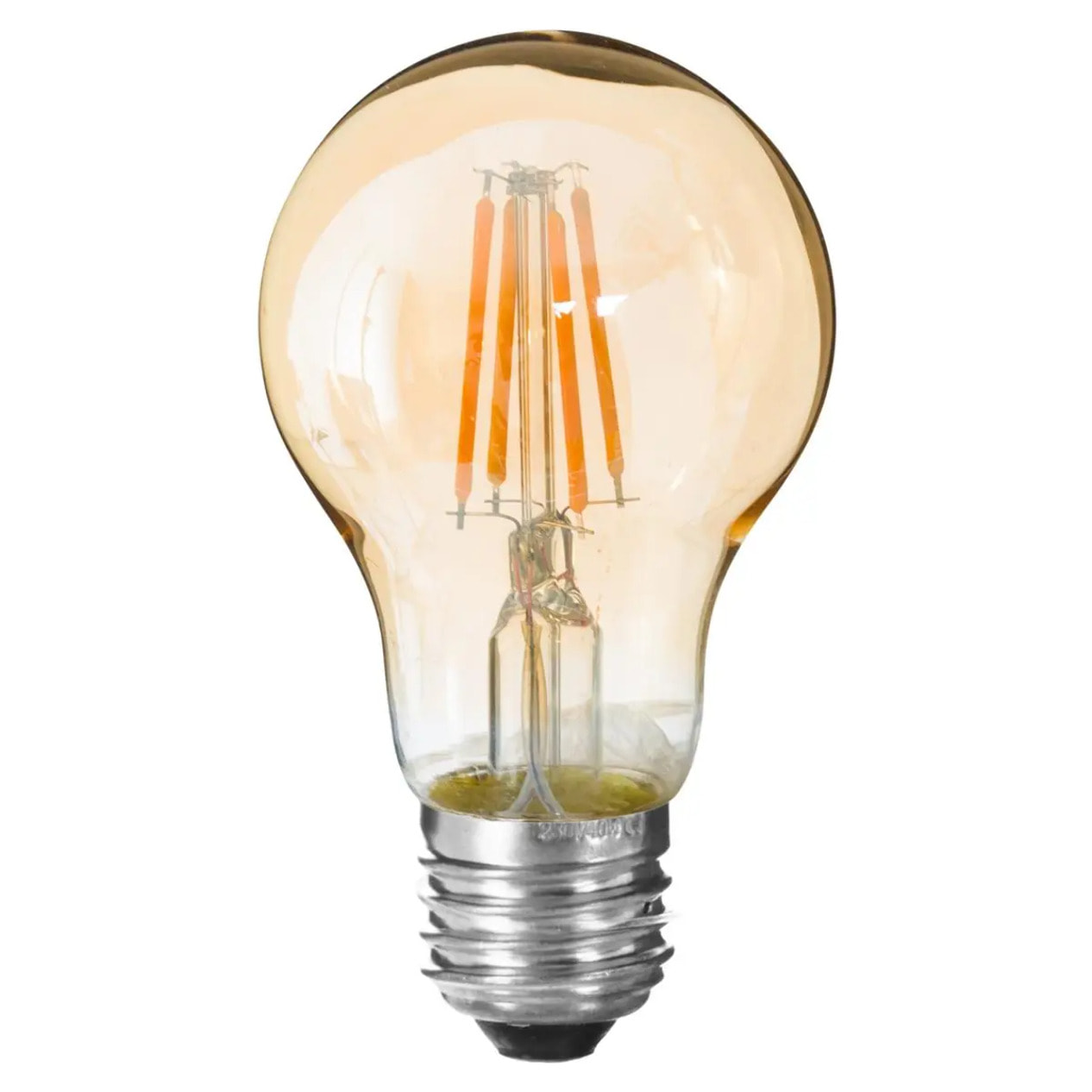 Ampoule LED "Standard" ambrée - filament droit E27