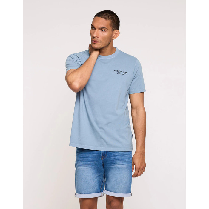 Camiseta Manga Corta Azul - Renkar