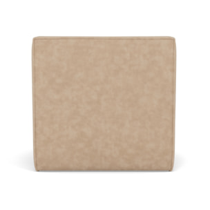 Alya - module d'assise sans accoudoir en simili - Beige