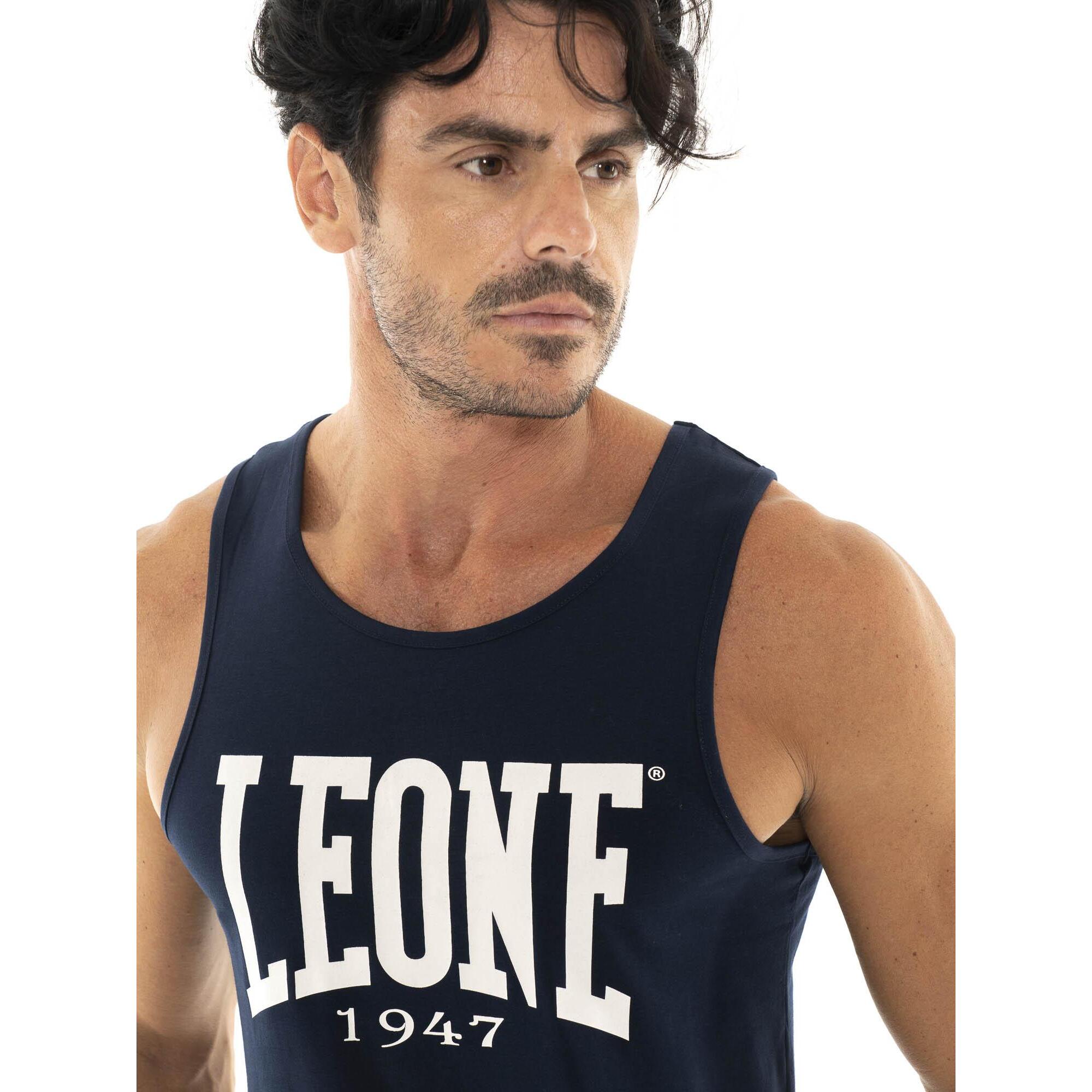 Canotta Leone 1947 Apparel con grande logo Boxing. Stile deciso per allenamento.
