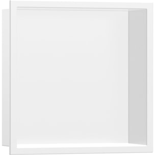 XtraStoris niche murale 300/300/70 avec cadre intégré blanc mat