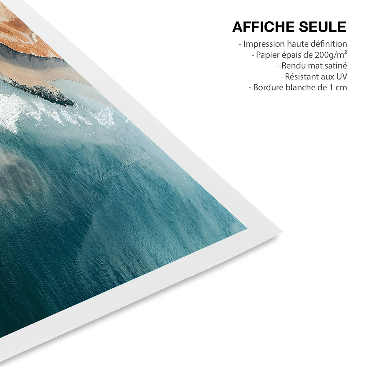 Affiche mer Fleuve Rio Negro Bresil Affiche seule