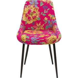 Chaise East Side Flower Fever rose Kare Design