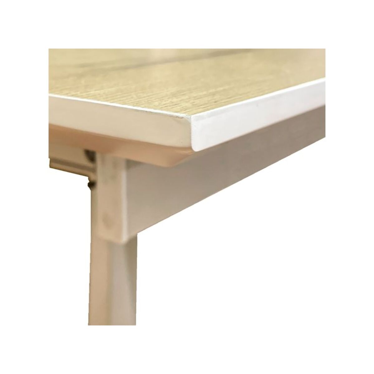 Table extensible L. 160/200 cm plateau placage en bois chêne - LOANA
