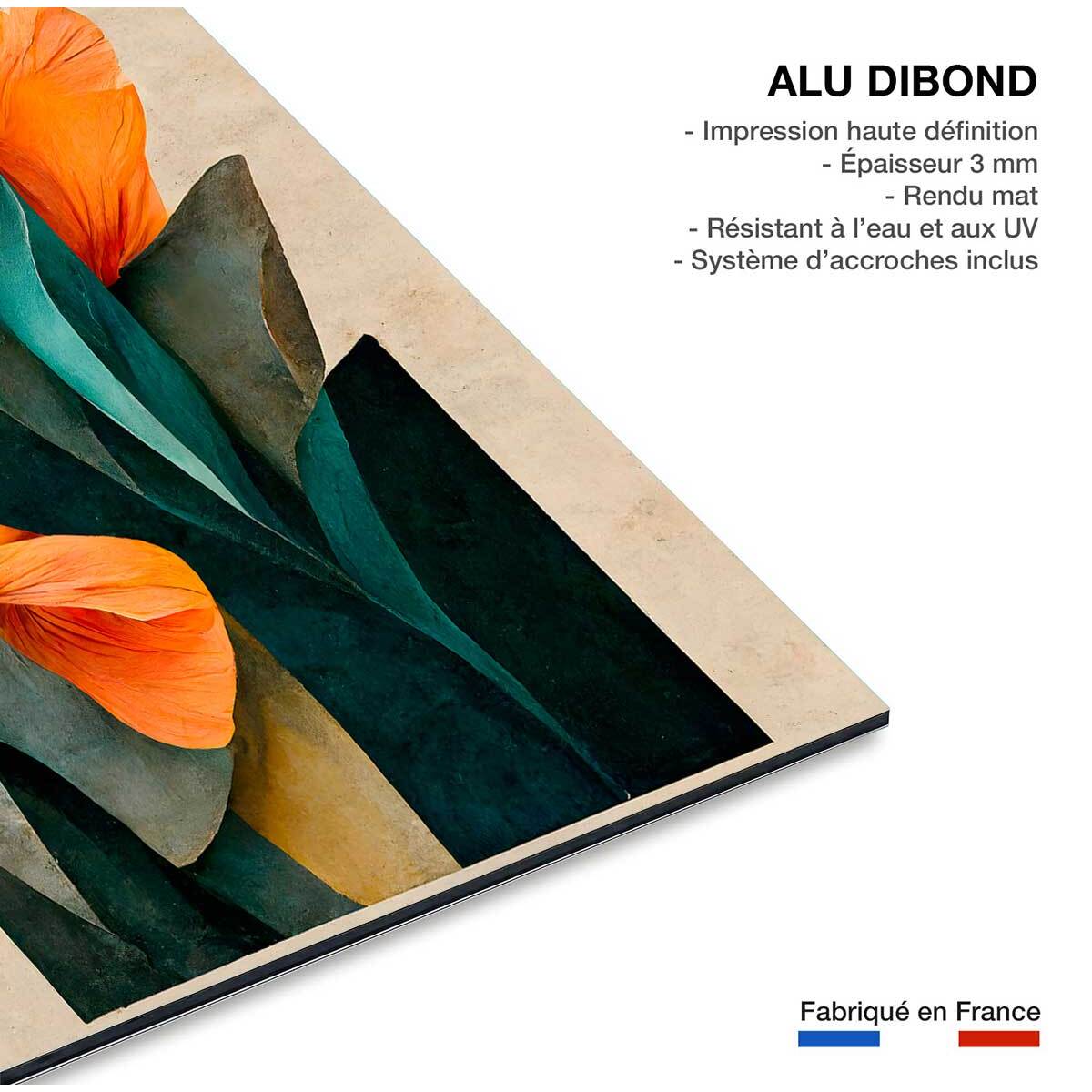 Tableau dans mon jardin  Tableau alu Dibond