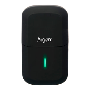 Rasoi nero con batteria ricaricabile da 600mAh.