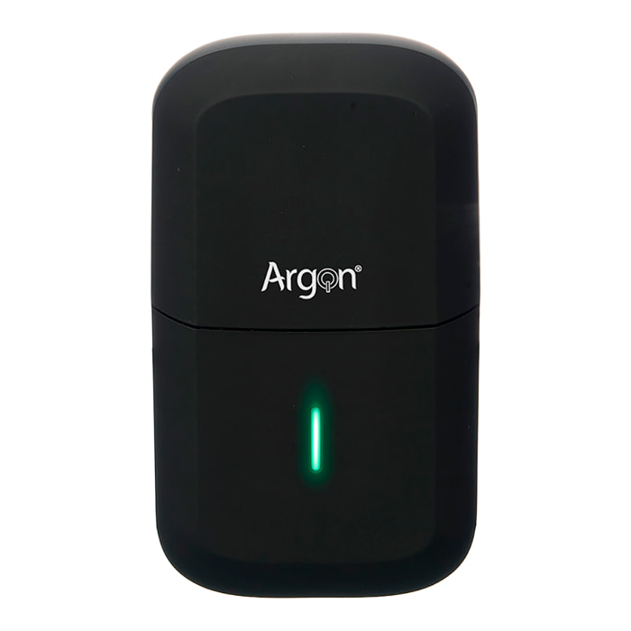 Rasoi nero con batteria ricaricabile da 600mAh.