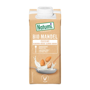 Crema para Cocinar a base de Almendra Natumi, 200 ml