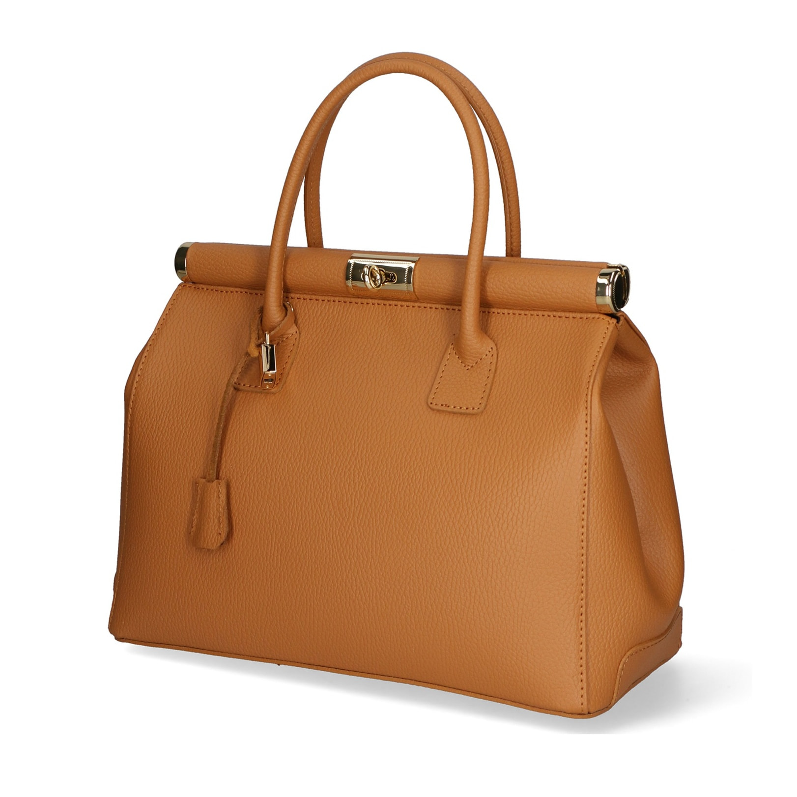 Borsa a mano da donna - Modello Aleria - Vera pelle - 35.0 x 26.0 x 16.0 cm