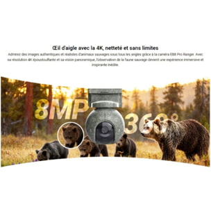 Caméra de surveillance EZVIZ EB8 PRO KIT 4G WIFI RANGER