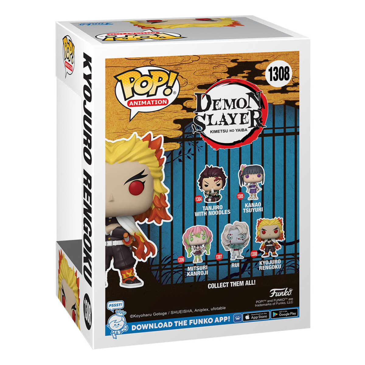 Demon Slayer Funko Pop! Animazione Vinile Figura Rengoku 9 Cm