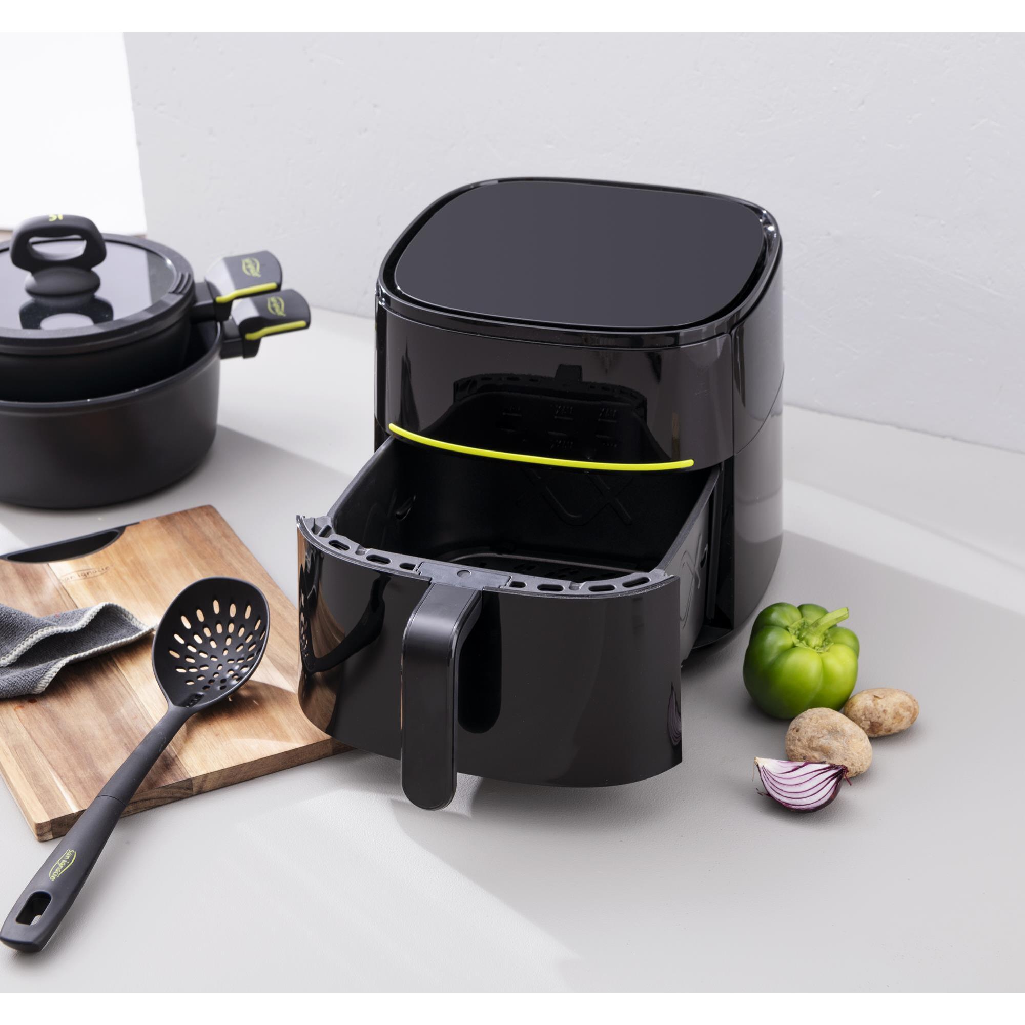 Freidora de aire xtra de 6l y 1500w con 8 programas