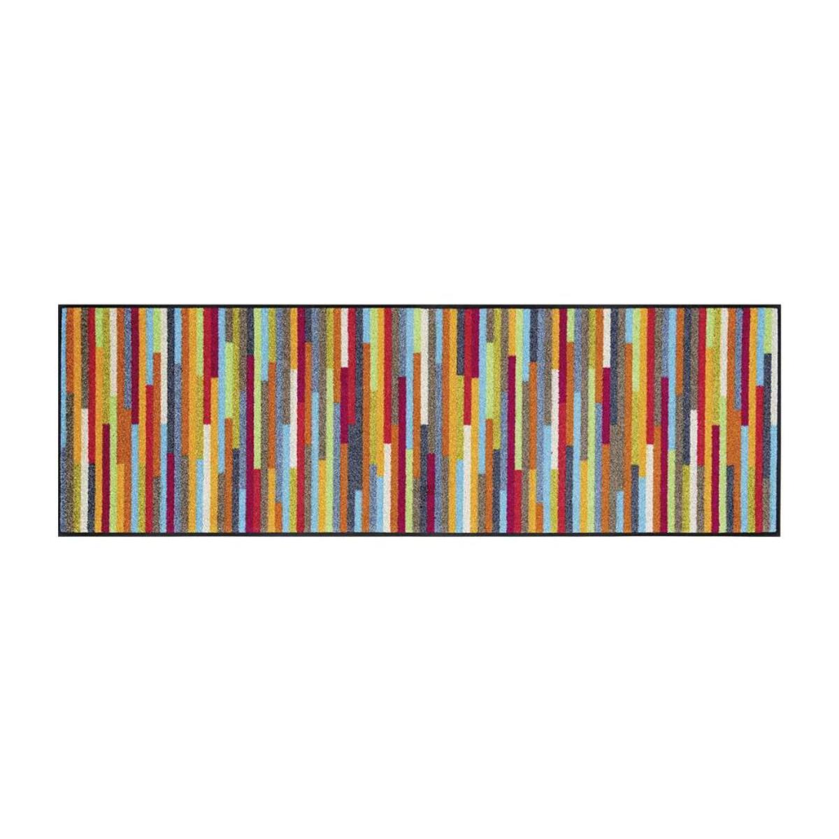 Paillasson tissé motif géométrique SULI