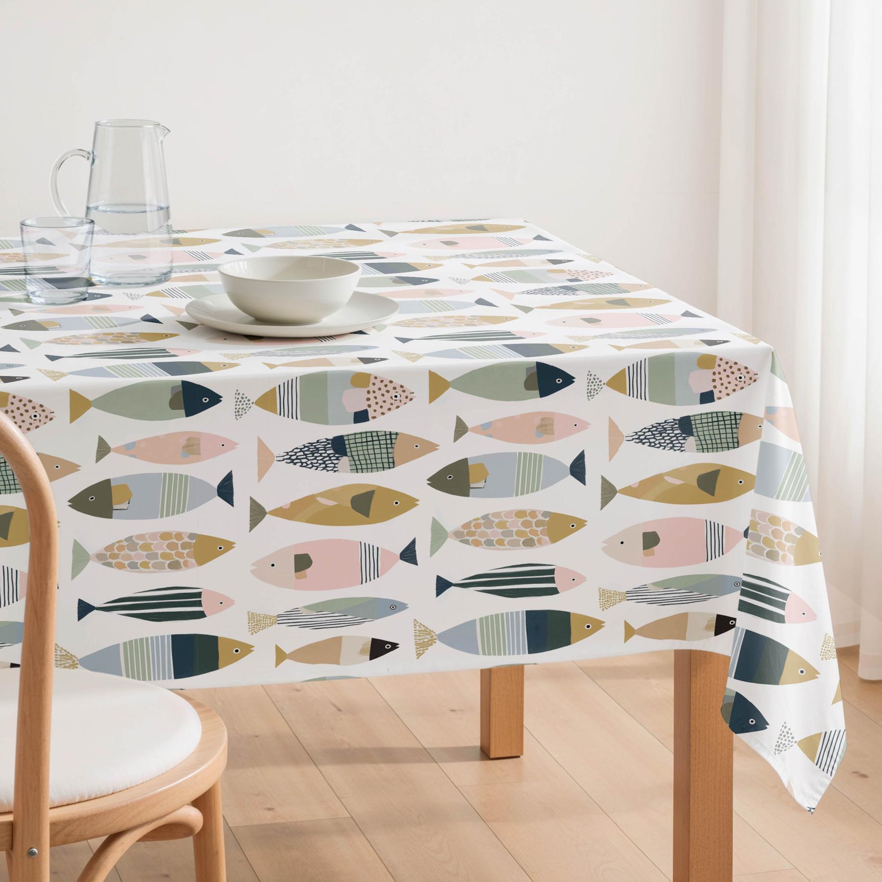 Nappe anti-taches NEMO MULTICOLORE - enduite