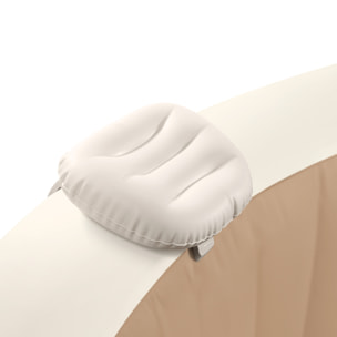 Intex Poggiatesta Gonfiabile per PureSpa Idromassaggio, Regolabile in Altezza, Beige, 24x19x6 cm