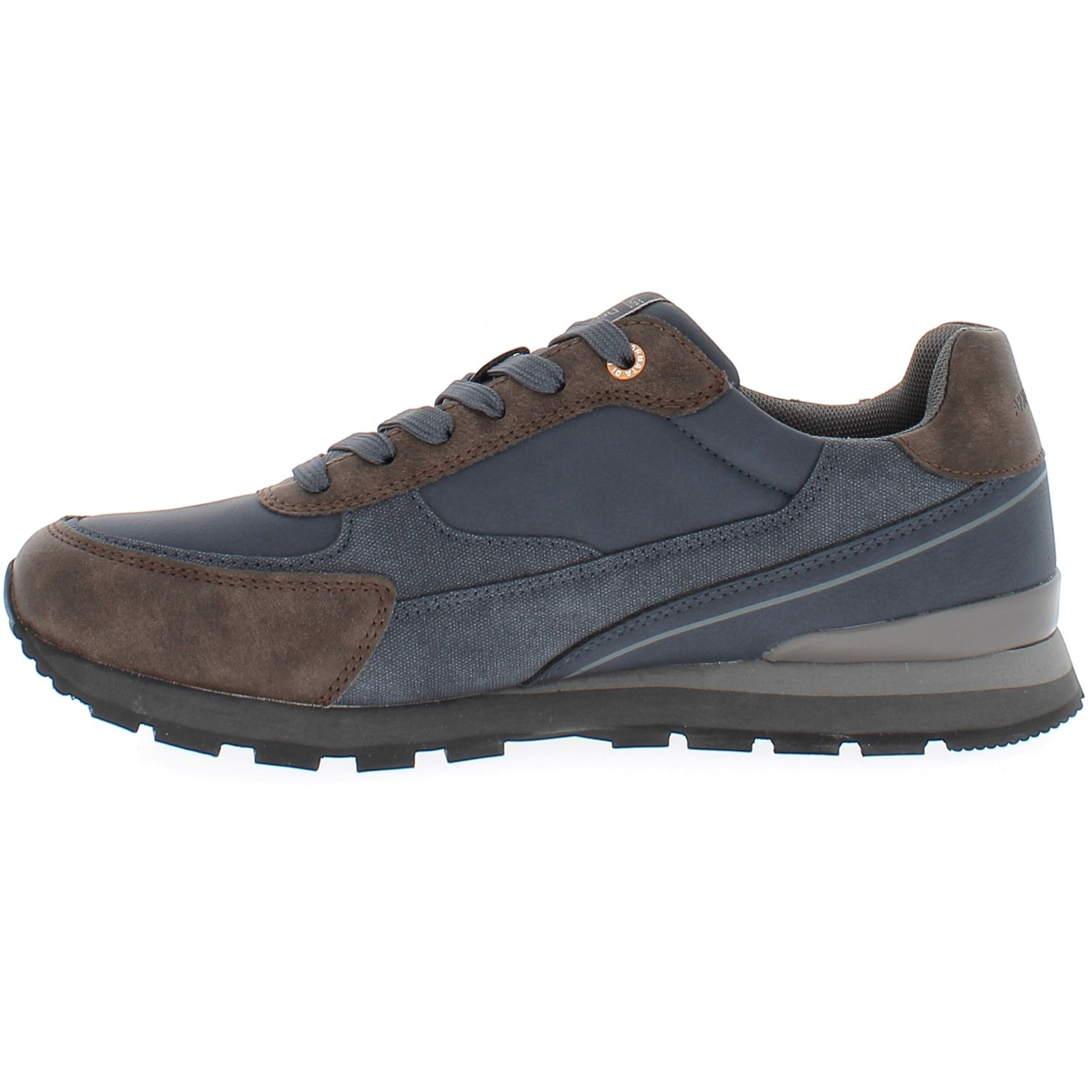Armata di Mare Scarpe Uomo Sneakers Vintage Running con Soletta Rimovibile in Memory Foam AMU 2N812 Brown Navy