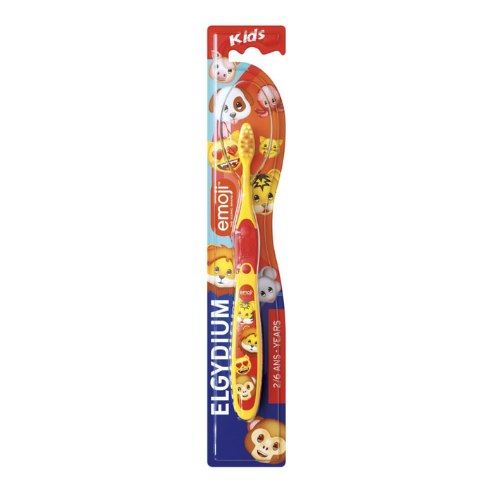 Elgydium Junior - Brosse à Dents Emoji 2/6 Ans